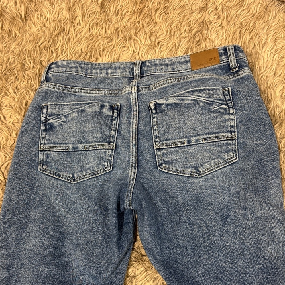 BKE Women's Boyfriend Jeans in Classic Blue